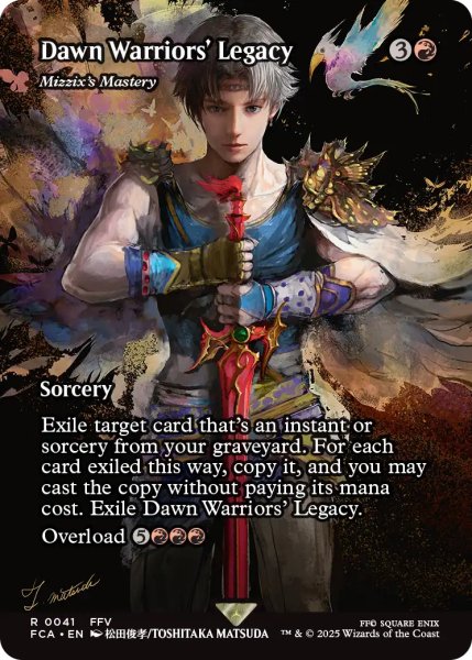 画像1: 暁の戦士の遺産/Dawn Warriors' Legacy (全面アート版) 【英語版】 [FCA-赤R] (1)