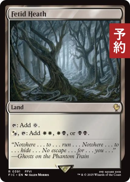 画像1: 悪臭の荒野/Fetid Heath 【英語版】 [FIC-土地R] (予約R) (1)