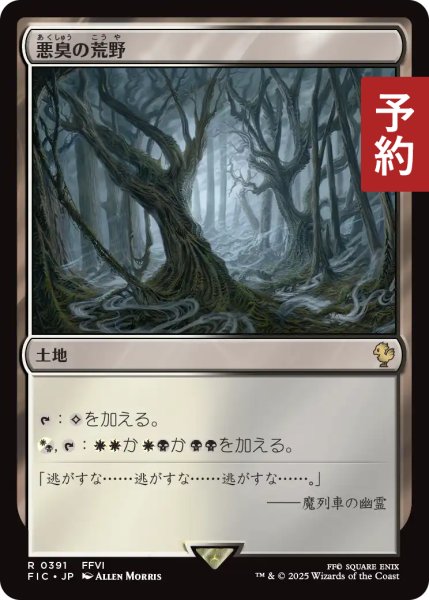 画像1: 悪臭の荒野/Fetid Heath 【日本語版】 [FIC-土地R] (予約R) (1)