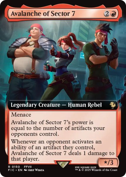 画像1: 七番街スラムのアバランチ/Avalanche of Sector 7 (拡張アート版) 【英語版】 [FIC-赤R] (1)