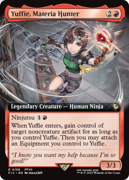 画像1: マテリアハンター、ユフィ/Yuffie, Materia Hunter (拡張アート版) 【英語版】 [FIC-赤R] (1)