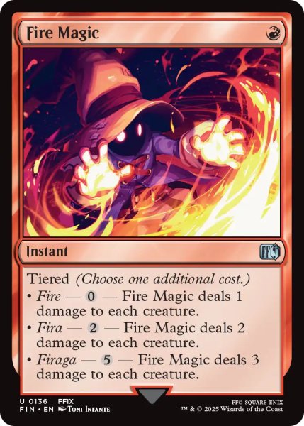 画像1: 炎魔法/Fire Magic 【英語版】 [FIN-赤U] (1)