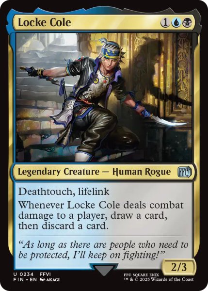 画像1: ロック・コール/Locke Cole 【英語版】 [FIN-金U] (1)