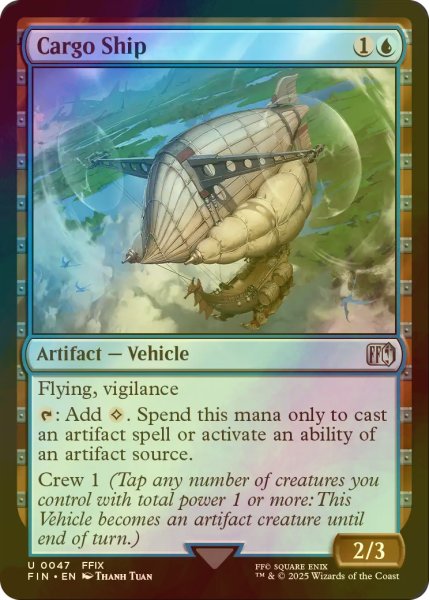 画像1: [FOIL] カーゴシップ/Cargo Ship 【英語版】 [FIN-青U] (1)