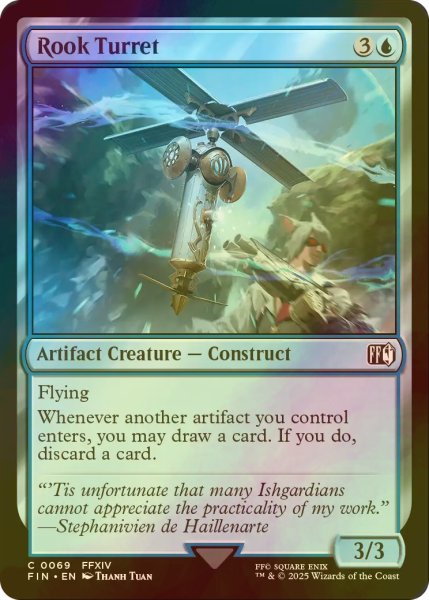 画像1: [FOIL] オートタレット・ルーク/Rook Turret 【英語版】 [FIN-青C] (1)
