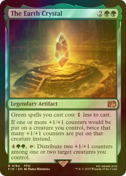 画像1: [FOIL] 土のクリスタル/The Earth Crystal 【英語版】 [FIN-緑R] (1)