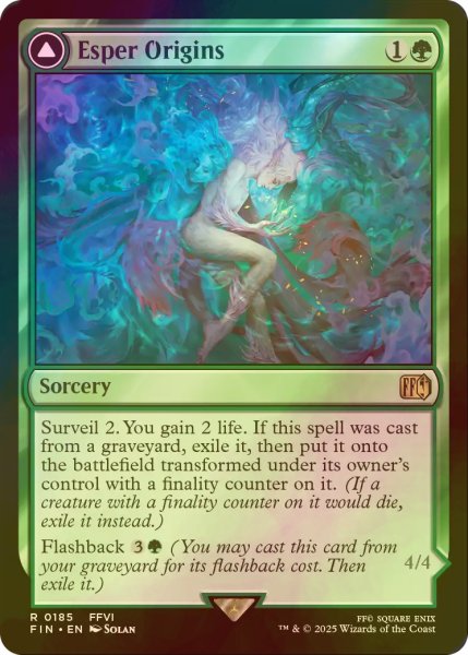画像1: [FOIL] 幻獣との交わり/Esper Origins 【英語版】 [FIN-緑R] (1)