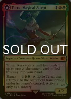 MTG 魔導戦士、ティナ　拡張Foil　英語版 Foil】(511)□拡張アート□《魔導戦士、ティナ/Terra, Magical Adept