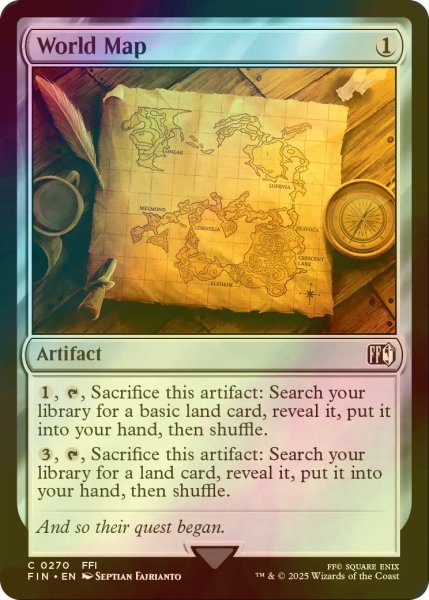 画像1: [FOIL] ワールドマップ/World Map 【英語版】 [FIN-灰C] (1)