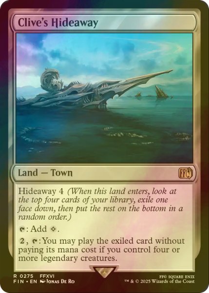 画像1: [FOIL] クライヴたちの隠れ家/Clive's Hideaway 【英語版】 [FIN-土地R] (1)