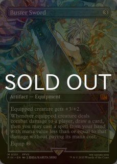 FOIL] バスターソード/Buster Sword (全面アート版) 【英語版】 [FIN