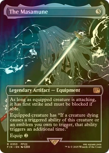 画像1: [FOIL] 正宗/The Masamune (全面アート版) 【英語版】 [FIN-灰R] (1)