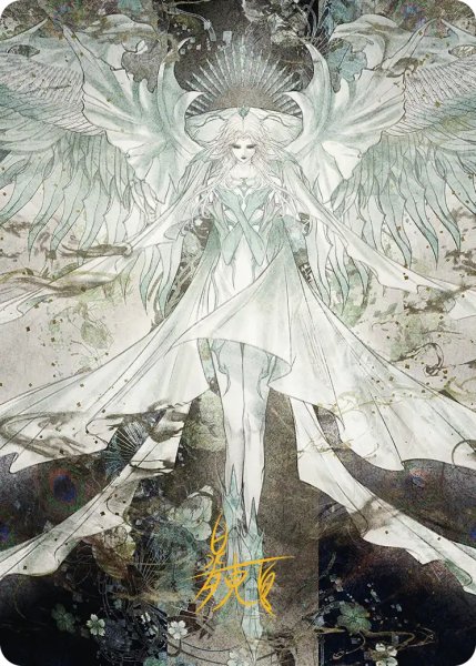画像1: マザークリスタル、ハイデリン/Hydaelyn, the Mothercrystal No.034 (箔押し版) 【英語版】 [FIN-アート] (1)