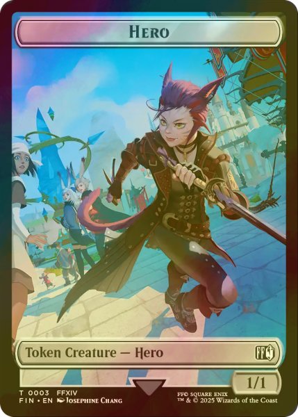画像1: [FOIL] 英雄/Hero No.003 & 宝物/Treasure 【英語版】 [FIN-トークン] (1)