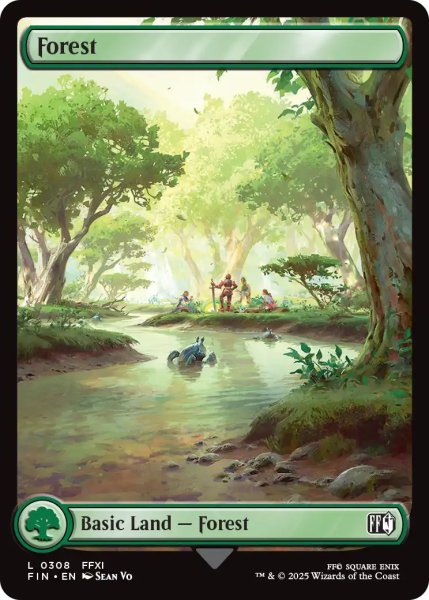 画像1: 森/Forest No.308 (全面アート版) 【英語版】 [FIN-土地C] (1)