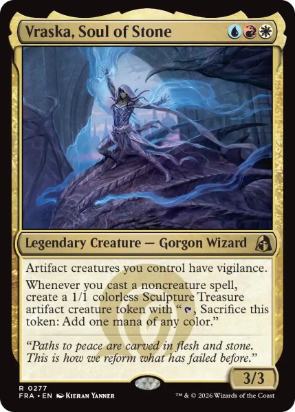 画像1: 石の魂、ヴラスカ/Vraska, Soul of Stone 【英語版】 [FRA-金R] (1)