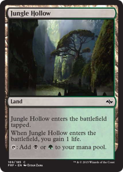 画像1: ジャングルのうろ穴/Jungle Hollow 【英語版】 [FRF-土地C] (1)