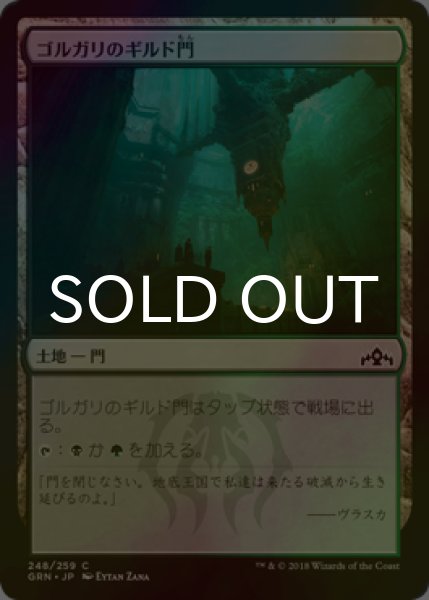 画像1: [FOIL] ゴルガリのギルド門/Golgari Guildgate No.248 【日本語版】 [GRN-土地C] (1)