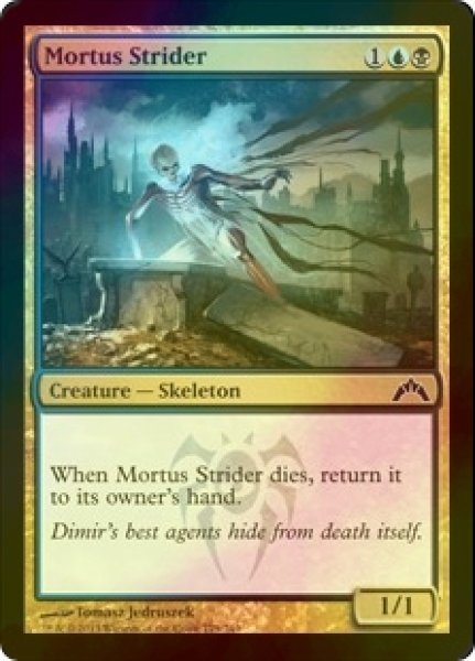 画像1: [FOIL] 薨の徘徊者/Mortus Strider 【英語版】 [GTC-金C] (1)