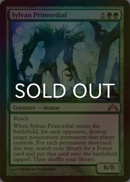 画像1: [FOIL] 森林の始源体/Sylvan Primordial 【英語版】 [GTC-緑R] (1)