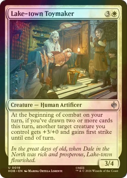 画像1: [FOIL] 湖の町の玩具職人/Lake-town Toymaker 【英語版】 [HOB-白U] (1)