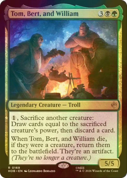 画像1: [FOIL] トム、バート、ウイリアム/Tom, Bert, and William 【英語版】 [HOB-金R] (1)
