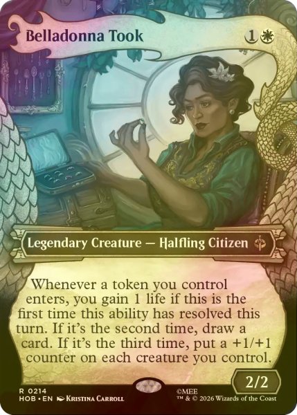 画像1: [FOIL] ベラドンナ・トゥック/Belladonna Took (ショーケース・海外産ブースター版) 【英語版】 [HOB-白R] (1)