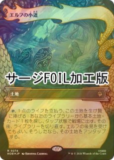 エルフの開墾者　mb版　foil 四枚セット HOB-土地-FOIL - シングルスター