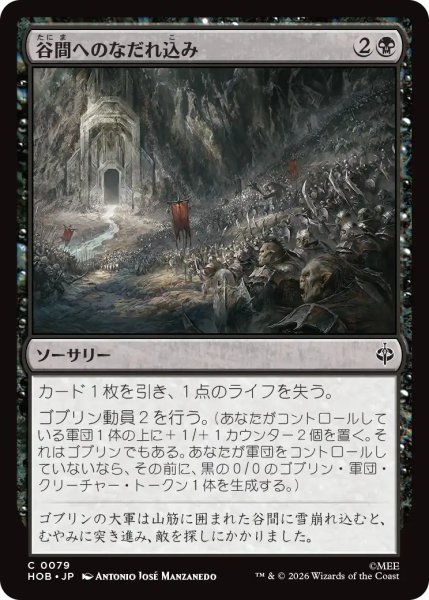 画像1: 谷間へのなだれ込み/Rage into the Valley 【日本語版】 [HOB-黒C] (1)