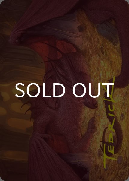 画像1: 壮大なる者、スマウグ/Smaug the Magnificent No.043 (箔押し版) 【英語版】 [HOB-アート] (1)
