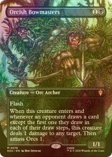 FOIL] オークの弓使い/Orcish Bowmasters (全面アート・海外産