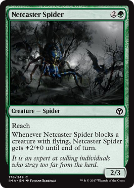 画像1: 網投げ蜘蛛/Netcaster Spider 【英語版】 [IMA-緑C] (1)