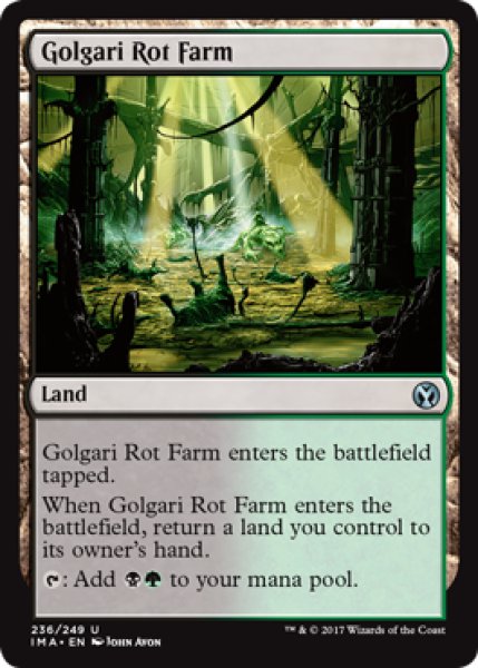 画像1: ゴルガリの腐敗農場/Golgari Rot Farm 【英語版】 [IMA-土地U] (1)