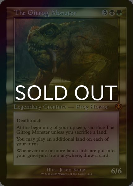 画像1: [FOIL] ギトラグの怪物/The Gitrog Monster (旧枠) 【英語版】 [INR-金MR] (1)