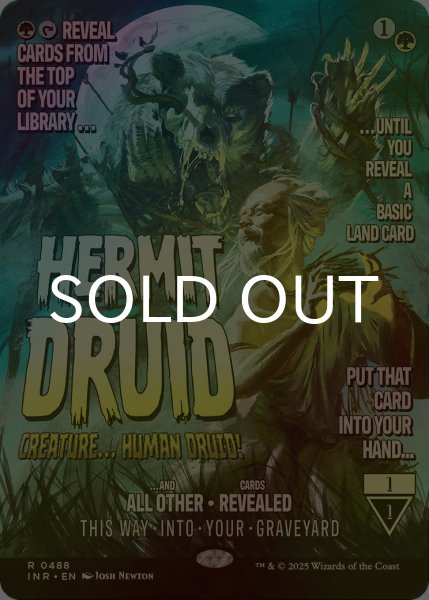 画像1: [FOIL] 隠遁ドルイド/Hermit Druid (ショーケース版) 【英語版】 [INR-緑R] (1)