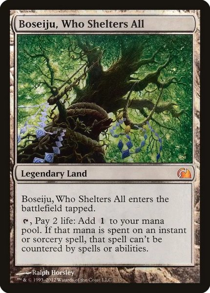 画像1: すべてを護るもの、母聖樹/Boseiju, Who Shelters All (FtV/土地MR/英/foil/NM) ※詳細要確認 (1)