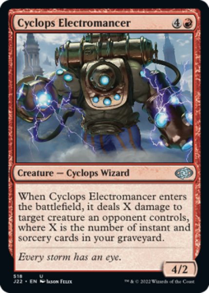 画像1: サイクロプスの電術師/Cyclops Electromancer 【英語版】 [J22-赤U] (1)