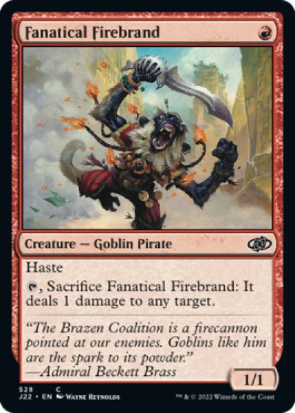 画像1: 狂信的扇動者/Fanatical Firebrand 【英語版】 [J22-赤C] (1)