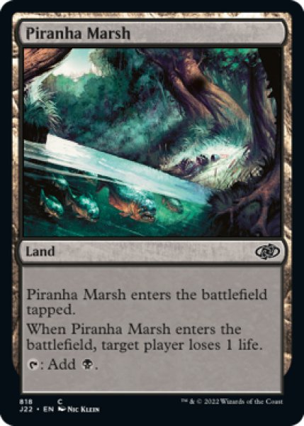画像1: ピラニアの湿地/Piranha Marsh 【英語版】 [J22-土地C] (1)