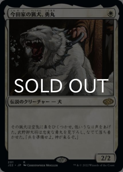 画像1: 今田家の猟犬、勇丸/Isamaru, Hound of Konda 【日本語版】 [J22-白R] (1)