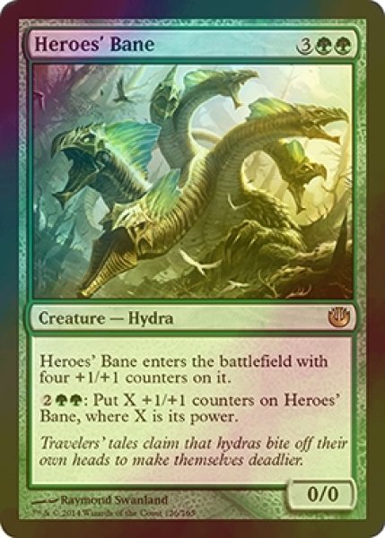 画像1: [FOIL] 英雄たちを破滅させるもの/Heroes' Bane 【英語版】 [JOU-緑R] (1)