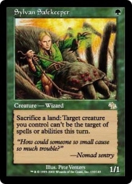 画像1: 森を護る者/Sylvan Safekeeper (JUD/緑R/英/通常/LPLD) ※詳細要確認 (1)