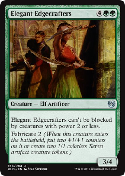画像1: 洗練された鍛刃士/Elegant Edgecrafters 【英語版】 [KLD-緑U] (1)
