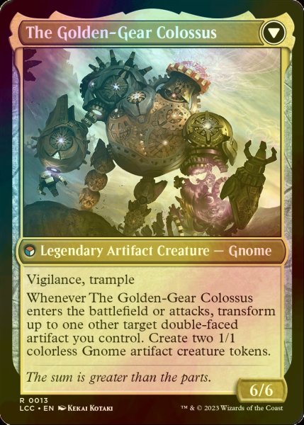 画像2: [FOIL] ノームの勇者、テジン/Tetzin, Gnome Champion 【英語版】 [LCC-金R] (2)