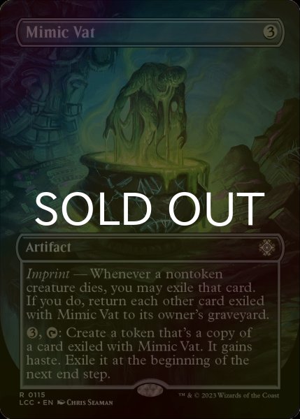 画像1: [FOIL] ミミックの大桶/Mimic Vat (全面アート版) 【英語版】 [LCC-灰R] (1)