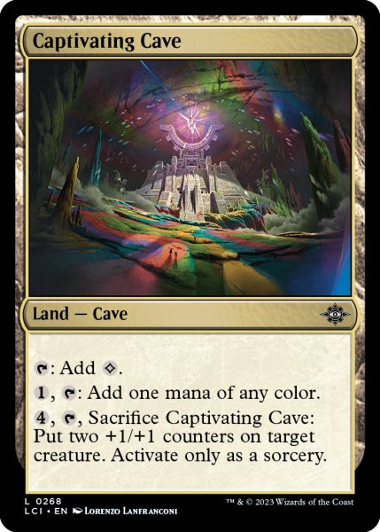 画像1: 魅惑の洞窟/Captivating Cave 【英語版】 [LCI-土地C] (1)