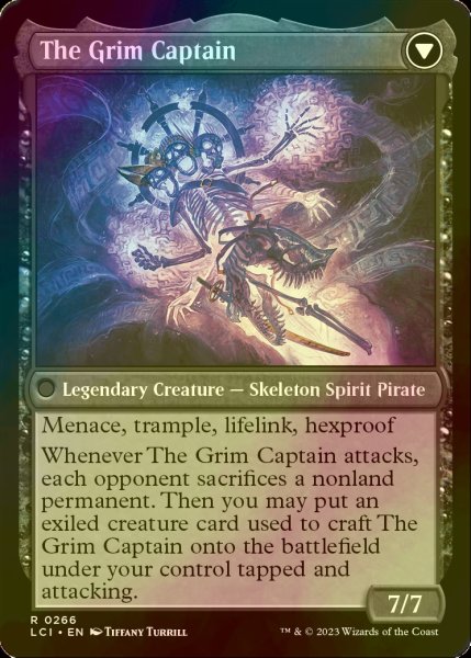 画像2: [FOIL] 不気味な船長の玉座/Throne of the Grim Captain 【英語版】 [LCI-灰R] (2)