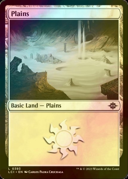 画像1: [FOIL] 平地/Plains No.393 【英語版】 [LCI-土地C] (1)