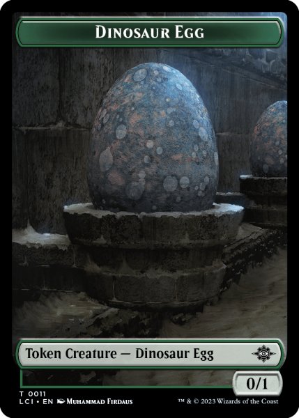 画像1: 恐竜・卵/DINOSAUR EGG 【英語版】 [LCI-トークン] (1)