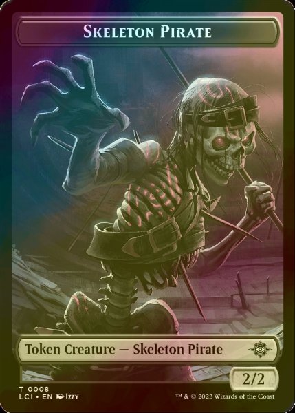 画像1: [FOIL] スケルトン・海賊/SKELETON PIRATE 【英語版】 [LCI-トークン] (1)